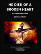He Died Of A Broken Heart Unison choral sheet music cover